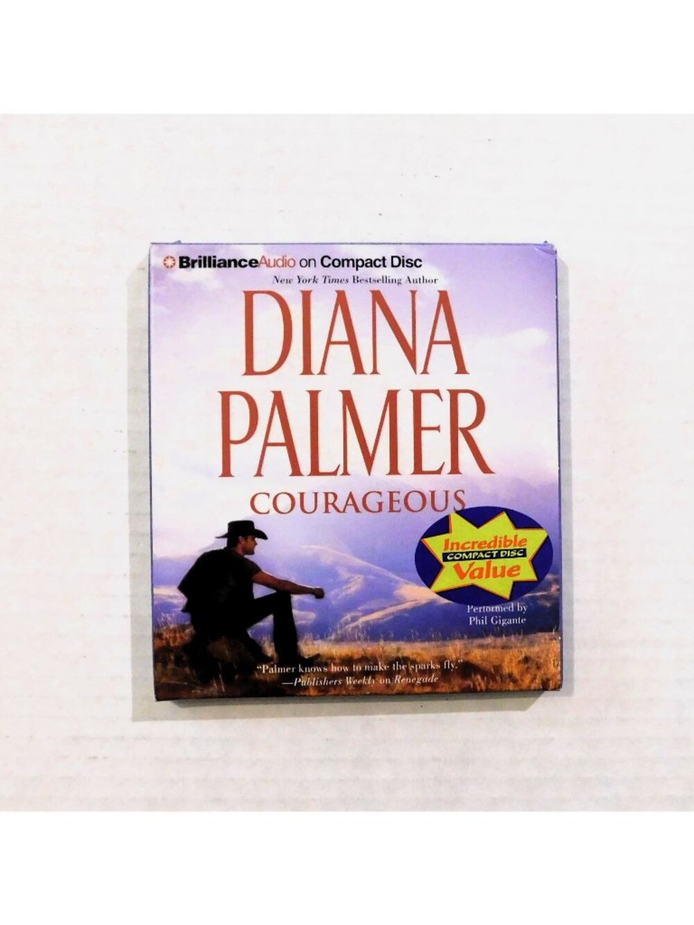 Courageous by Diana Palmer Audio Book On 5 CDs Abridged 6 Hours